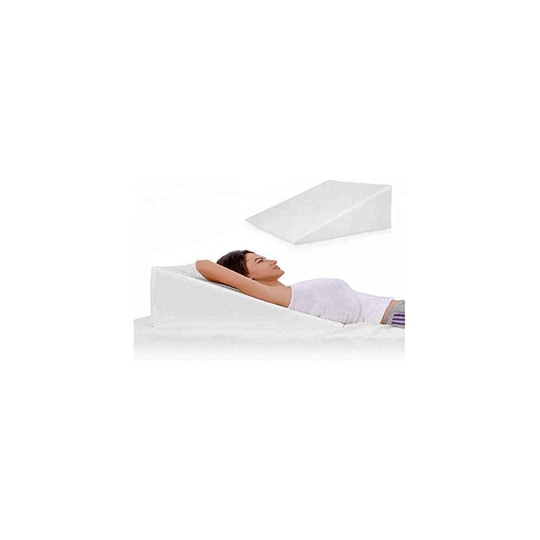 Goldstar Bed Wedge Pillow for Back Pain Snoring Gerd Acid Reflux Heartburn Indigestion Respiratory Problems. Ideal Sleeping Reading Rest Elevation Ort