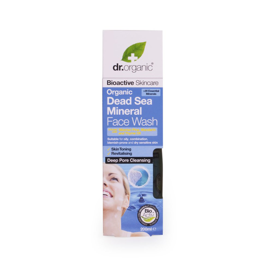 Dr Organic Dead Sea Mineral Face Wash 200ml