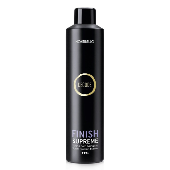 Montibello Decode Finish Supreme Strong Hold Hairspray 400ml