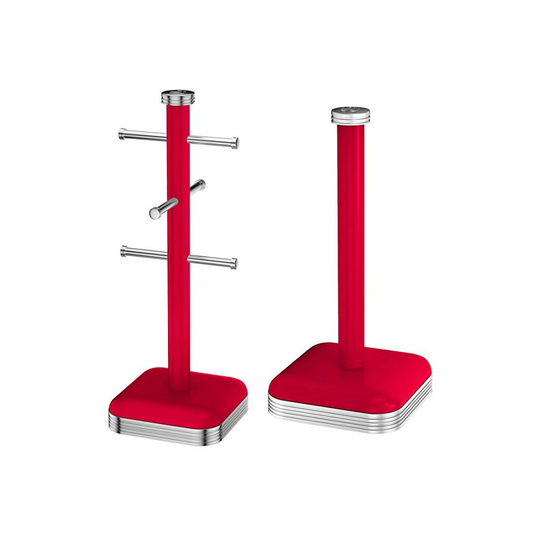 Swan Retro Towel Pole Red
