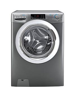 Candy Smart Pro Csow2853Twcge80 8+5Kg Wash/Dry 1200 Rpm Freestanding Washer Dryer - Graphite With Chrome Door