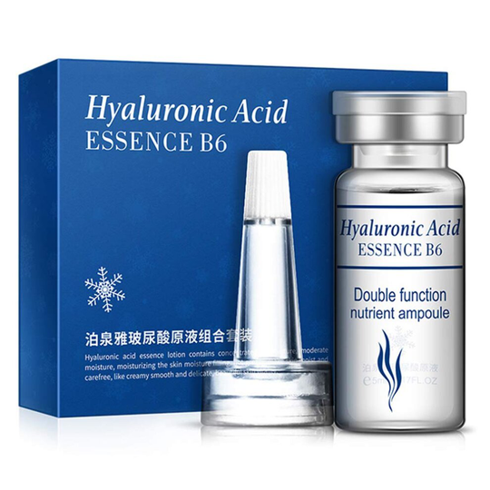 Hyaluronic Acid Essence B6 Glycerol Tender Smooth Skin Serum Plant Extracts Nourishing Moisturizing 5ml10PCS/Box