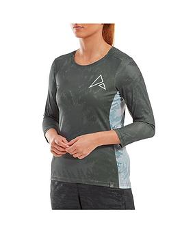 Altura Womens Kielder Lightweight 3/4 Sleeve Cycle Jersey - Black, Black, Size 8, Women