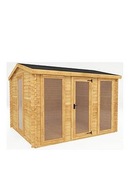 Mercia 3.5M X 3M Log Cabin - 19Mm