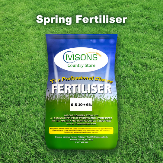 (20kg) Ivisons Spring/Autumn Fertiliser High Iron NKP 6-5-10+6FE