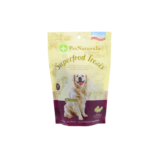 Pet Naturals of Vermont, 100+ Superfood Treats for Dogs, Peanut Butter
