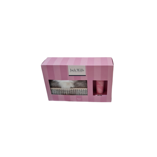 Jack Wills Women Beanie Hat/Body Lotion Gift Set Mothers Day Gift