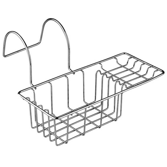 Chrome Over Side Bath Rack Shelf Tray Bathroom Caddy Storage Holder Organiser
