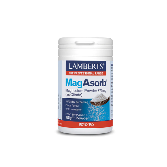 Lamberts MagAsorb (Magnesium Citrate) Powder, 165gr
