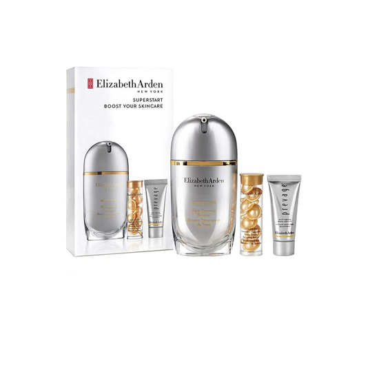 Elizabeth Arden Superstart Boost Your Skincare Set Booster 30ml, Prevage 5ml,Ceramide Caps