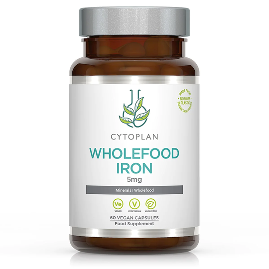 Cytoplan Wholefood Iron-5mg, 60 Capsules