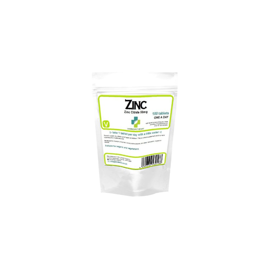 Zinc Citrate 100 x 50mg Tablets 1-a-day