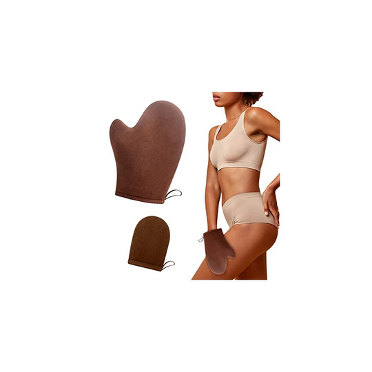 Self Tanning Mitt Applicator Kit with Fake Tan Mitt Applicator, Self Tanning Mitt Applicator, Double Sided Fake Tan Mitt Applicator, Self Tan Mitt