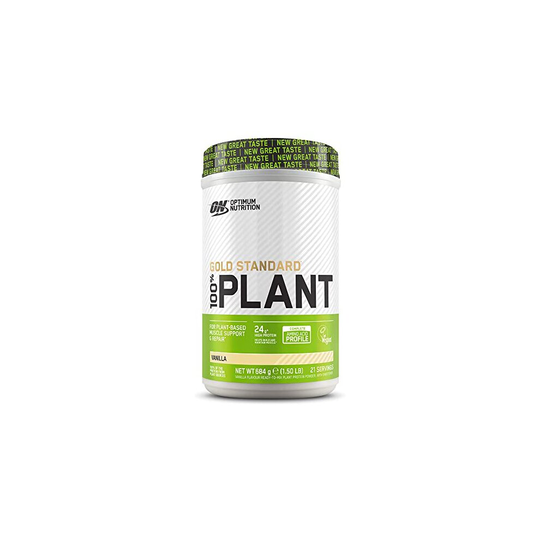 Optimum Nutrition ON Gold Standard 100% Plant Protein, High Protein Vegan Powder, Vanilla, 21 Servings, 684 g, Packaging May Vary