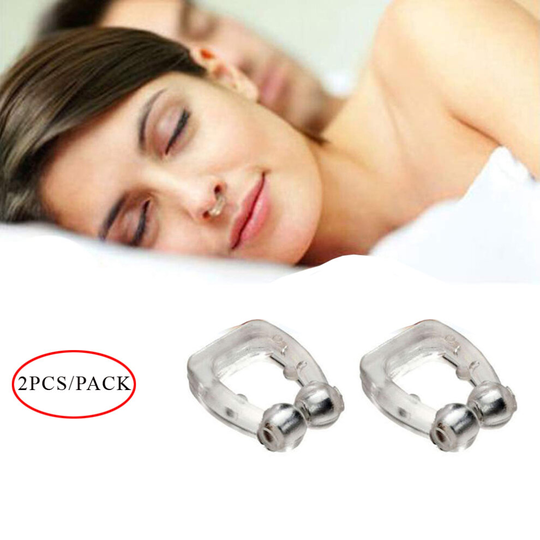 2PCS Anti Snore Devices, Magnetic Anti Snoring Nose Clip Snore Stopper