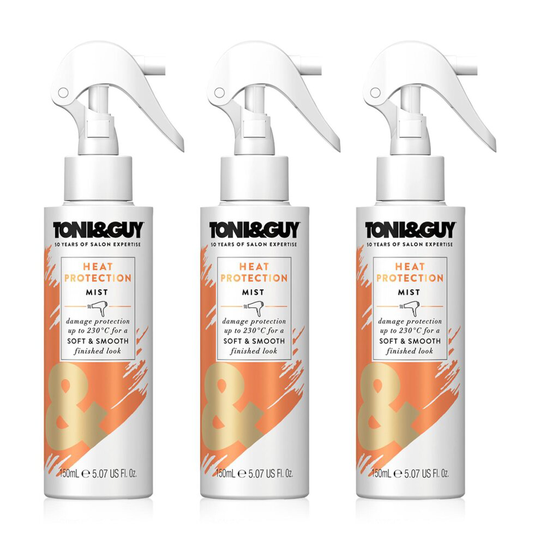 Toni & Guy Prep Heat Protection Mist for Smooth and Prepped Finish 3pk