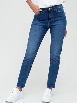 Everyday Relaxed Skinny Jean - Mid Wash, Mid Wash, Size 8, Women