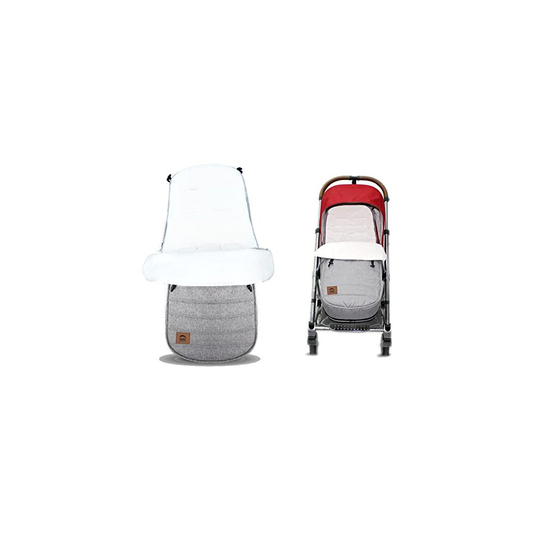 Cosytoes Footmuff Baby footmuff Fleece Lined Cosytoes Warm Washable Sleeping Bag Universal Pushchair Footmuff Longer Thickening Grey