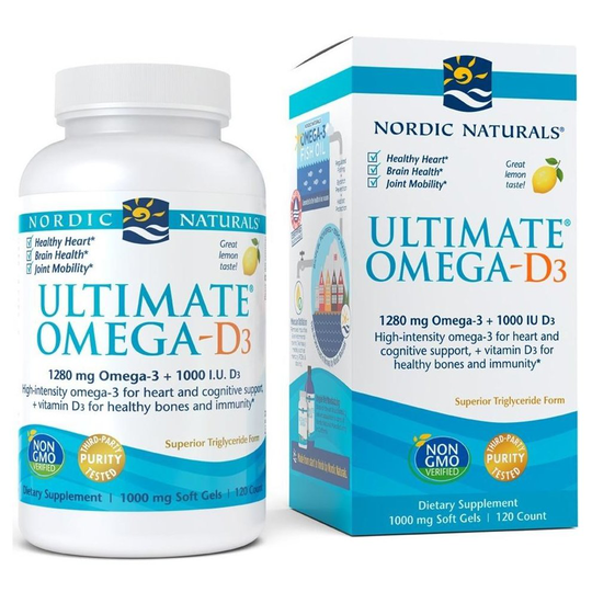 (120 solfgels) Ultimate Omega-D3