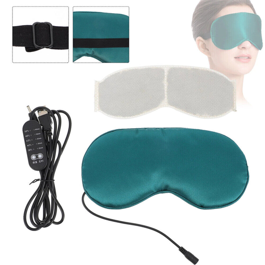 Heated Eye Mask Electric USB Heating Eye Mask Steam Eye Mask Massage