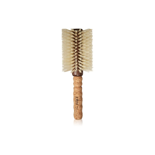 Ibiza Hair Brush - B5 Boar Brush for Fine or Color Treated Hair - Salon Quality Heat Resistant 80mm Round Brush for Long Hair - Made in Spain