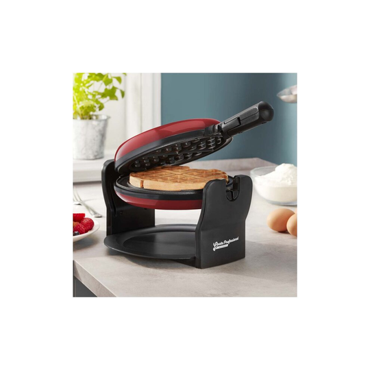 Cooks Professional Luxury Rotary Waffle Maker Red