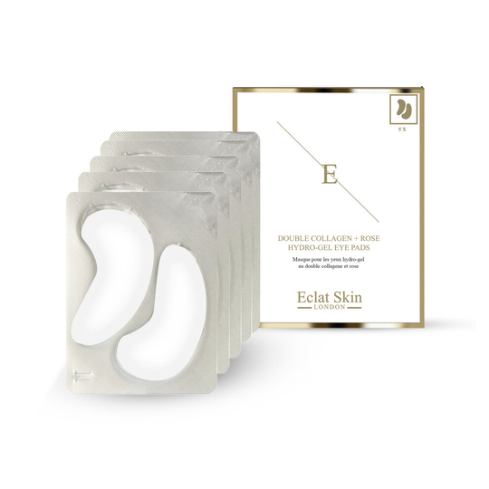 DOUBLE COLLAGEN + ROSE HYDROGEL EYE PADS 5 X 2
