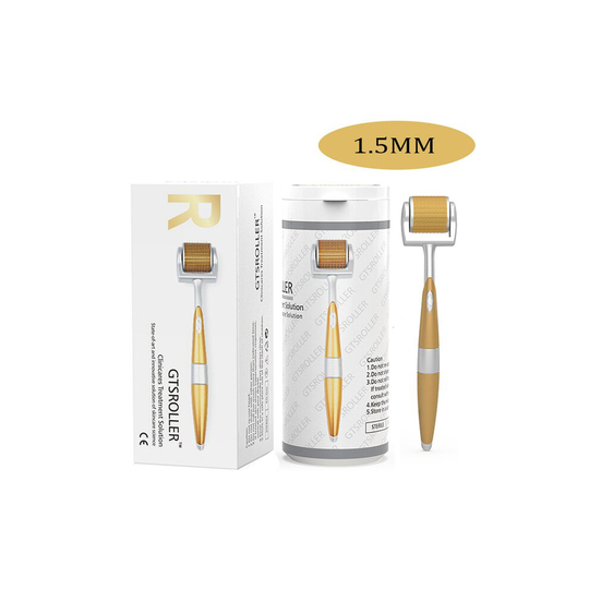(1.5MM) Derma Roller Micro Needle Titanium Tips Mesoroller Body Face Treatment