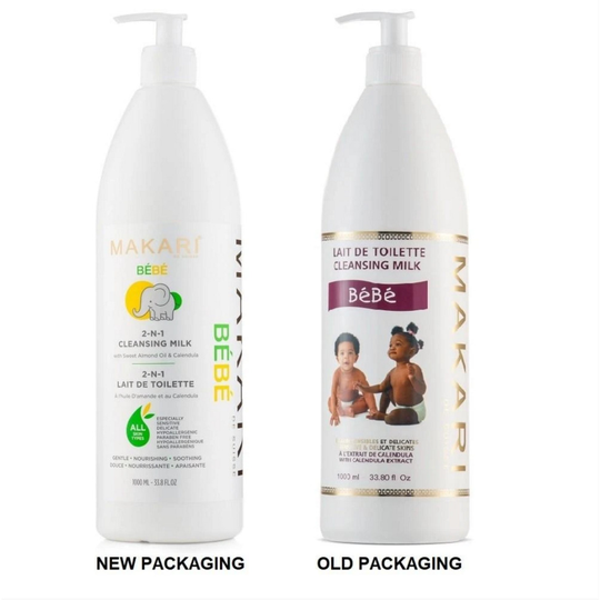 MAKARI BEBE CLEANSING MILK BATH WASH 1000 ML
