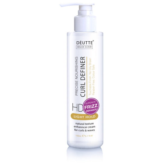DeUtte Curl Definer Cream - Argan Elixir Light Natural Hair Curling Cream for Curly Hair 230ml