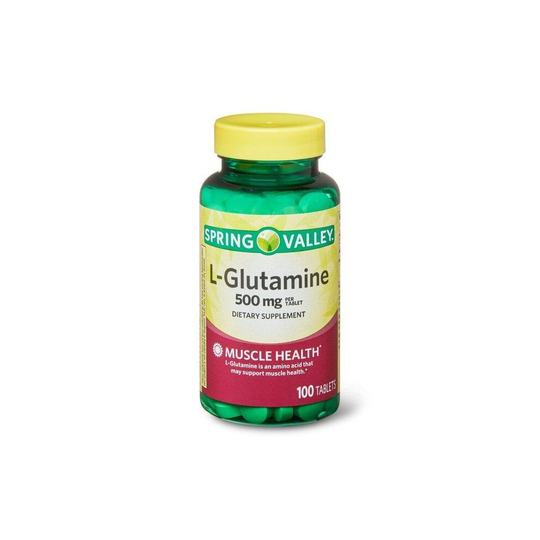 Spring Valley L-Glutamine Tablets, 500mg, 100 Count