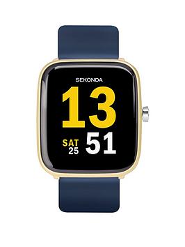 Sekonda Ladies Motion Silicone Strap Smartwatch - Navy/Black