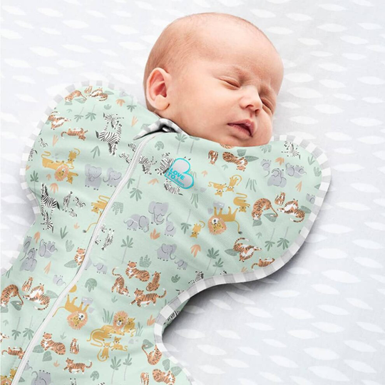 Love to Dream Baby Swaddle Stage 1 S Safari Green Baby Sleeping Bag Kids Wrap