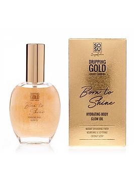 Dripping Gold Shimmer Oil Spray, One Colour, Women