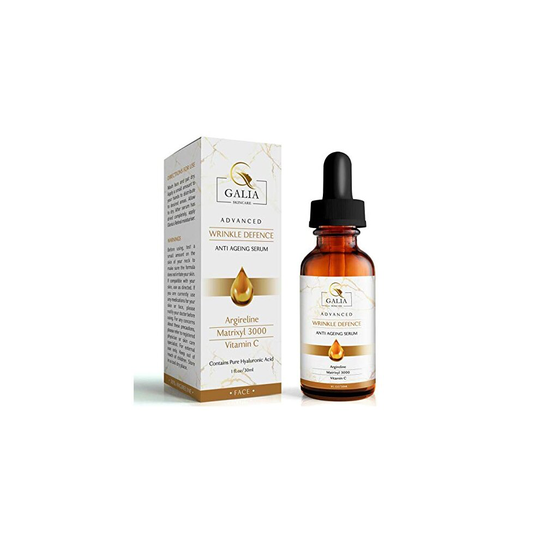 POWERFUL Anti Aging Face Serum: Matrixyl 3000 + Argireline Peptide + Vitamin C Serum with Organic Hyaluronic Acid, Serum for Wrinkles, Fine Lines, Sun