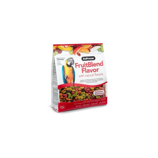 (2 lb) Zupreem Fruitblend Natural Flavr Large Parrot Food