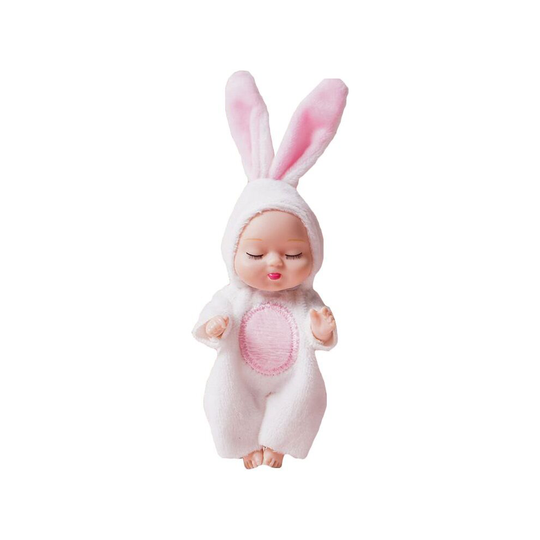 (Pink) Lifelike Sleeping Newborn Baby Doll Limbs Can Be Rotated Birthday Present
