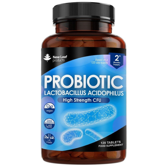 Probiotic Supplements Acidophilus Tablets - Digestive & Gut Health