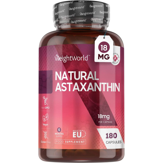 Vegan Astaxanthin High Strength 36mg Per 2 Capsules - 180 Capsules