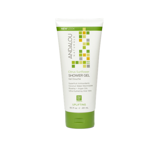 Andalou Citrus Sunflower Uplifting Shower Gel, 251ml