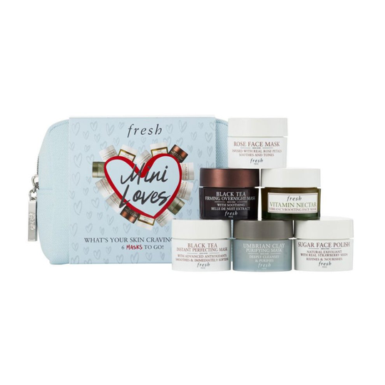 Fresh Mini Loves Mask Set (6 Pcs) New With Bag