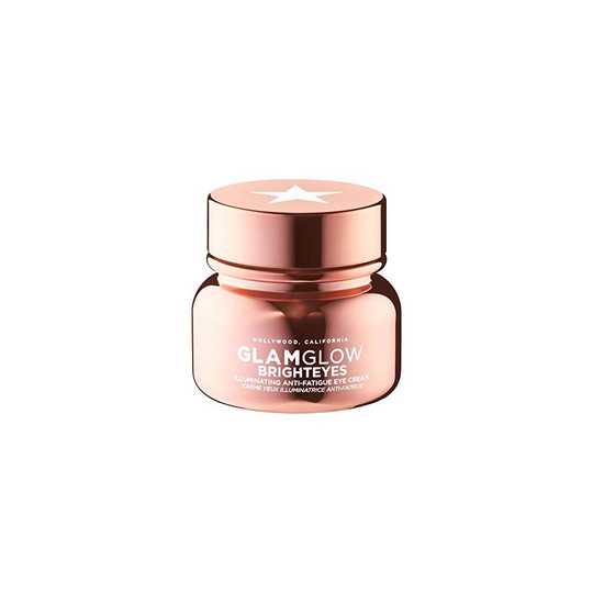 Glamglow Brighteyes Illuminating Anti-Fatigue Eye Cream 0.5 Oz! Formulated with Caffeine, Hyaluronic Acid And Peptides! Brightens Dark Circles And Red