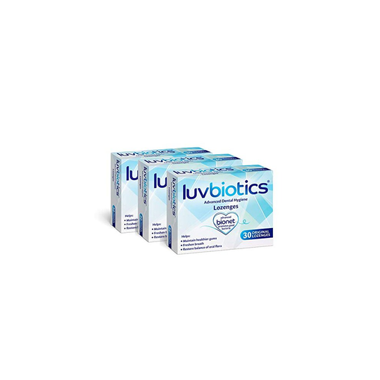 LUVBIOTICS Original Dental Lozenges Pack of 3