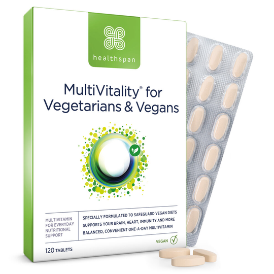 Healthspan Multivitamin for Vegetarians & Vegans, 120 Tablets