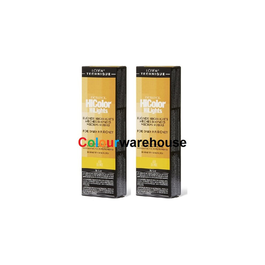 (Ash Blonde - 2pcs) L'Oreal HiColor Ash Blonde HiLights For Dark Hair Only