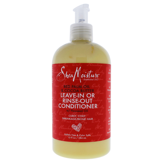 Shea Moisture Red Palm Oil and Cocoa Butter Leave-In Or Rinse-Out Conditioner - 13 oz Conditioner