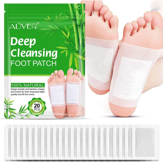 Detox Foot Patches - 20Pcs Deep Cleansing Detoxifying Foot Pads for Stress Relief & Deep Sleep & Relaxtion,Foot & Body Care,...