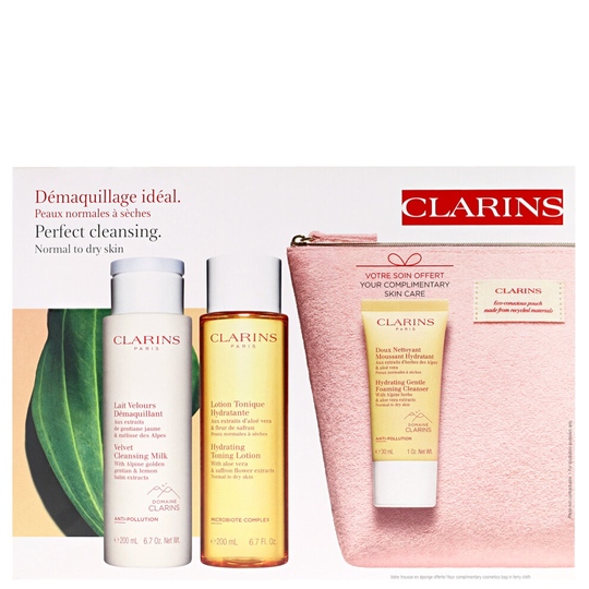 Clarins Sets Perfect Cleansing Kit for Normal to Dry Skin - UK