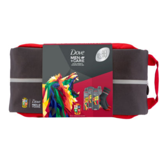 Dove Men Care Rugby Gift Set - 2x Body/Face Wash, 2x Antiperspirant, 1x Socks