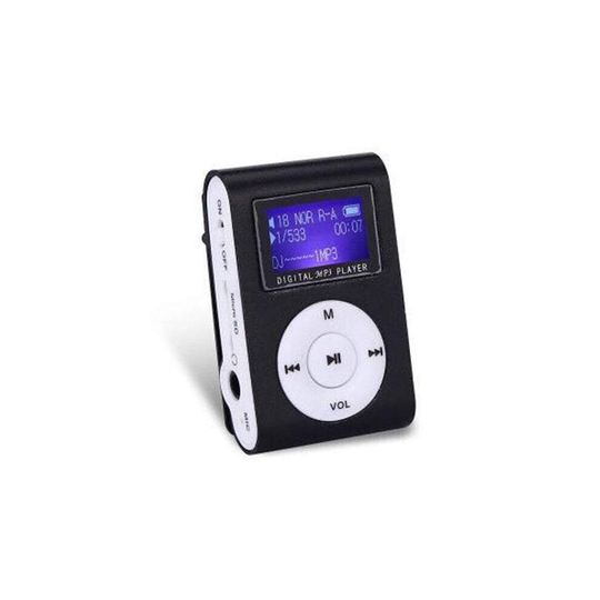 Mp3 Players Portable Lossless Sound Quality Music Player With Screen Clip Card Metal Iron For Students Gift/ Sports Walkman